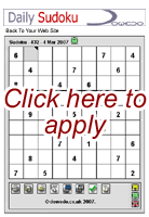 Apply for a Standard Sudoku Link